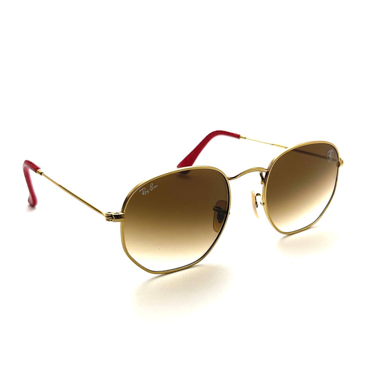 Ray-Ban Ferrari RB3857M – Gold & Brown
