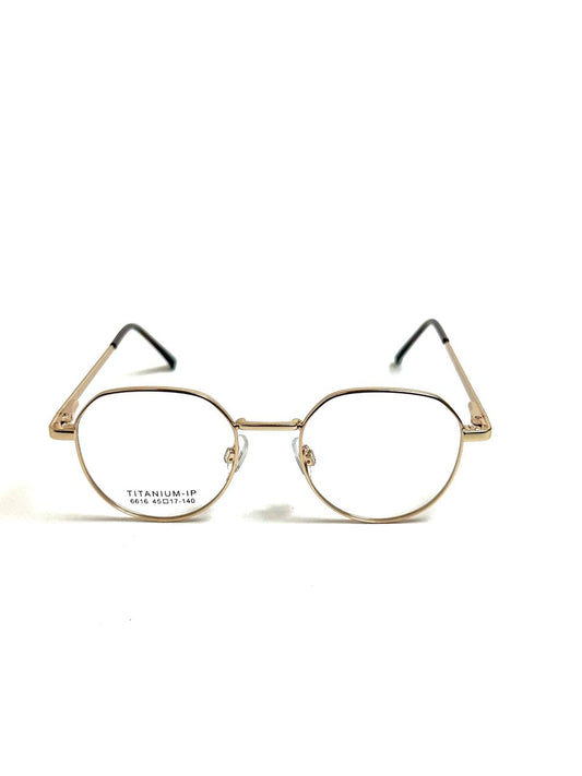 Titanium Half Rounded - Gold