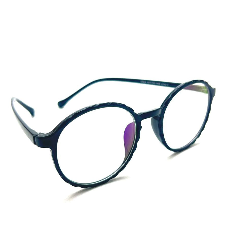 Cleo Black Round - Unisex Eyeglasses