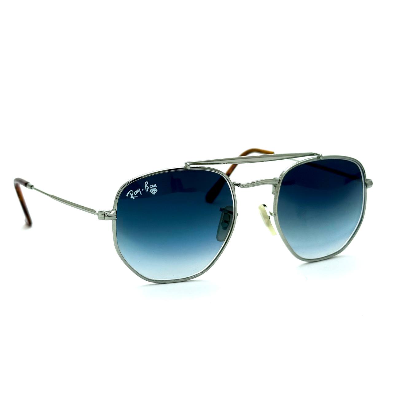 Ray-Ban RB3648 - (Silver Frame / Blue Gradient Lens)