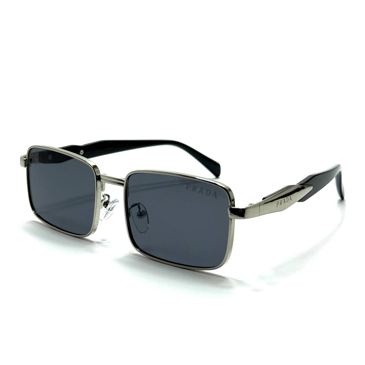 Prada PRZ80 Pilot - (Silver Frame / Dark Grey Lens)