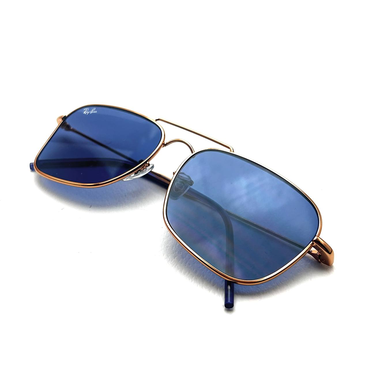 Ray-Ban CARAVAN REVERSE RB R0102S - Gold Blue