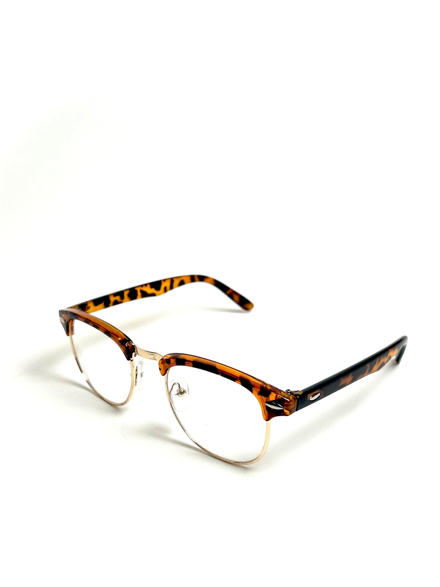 RB Clubmaster Tiger Gold