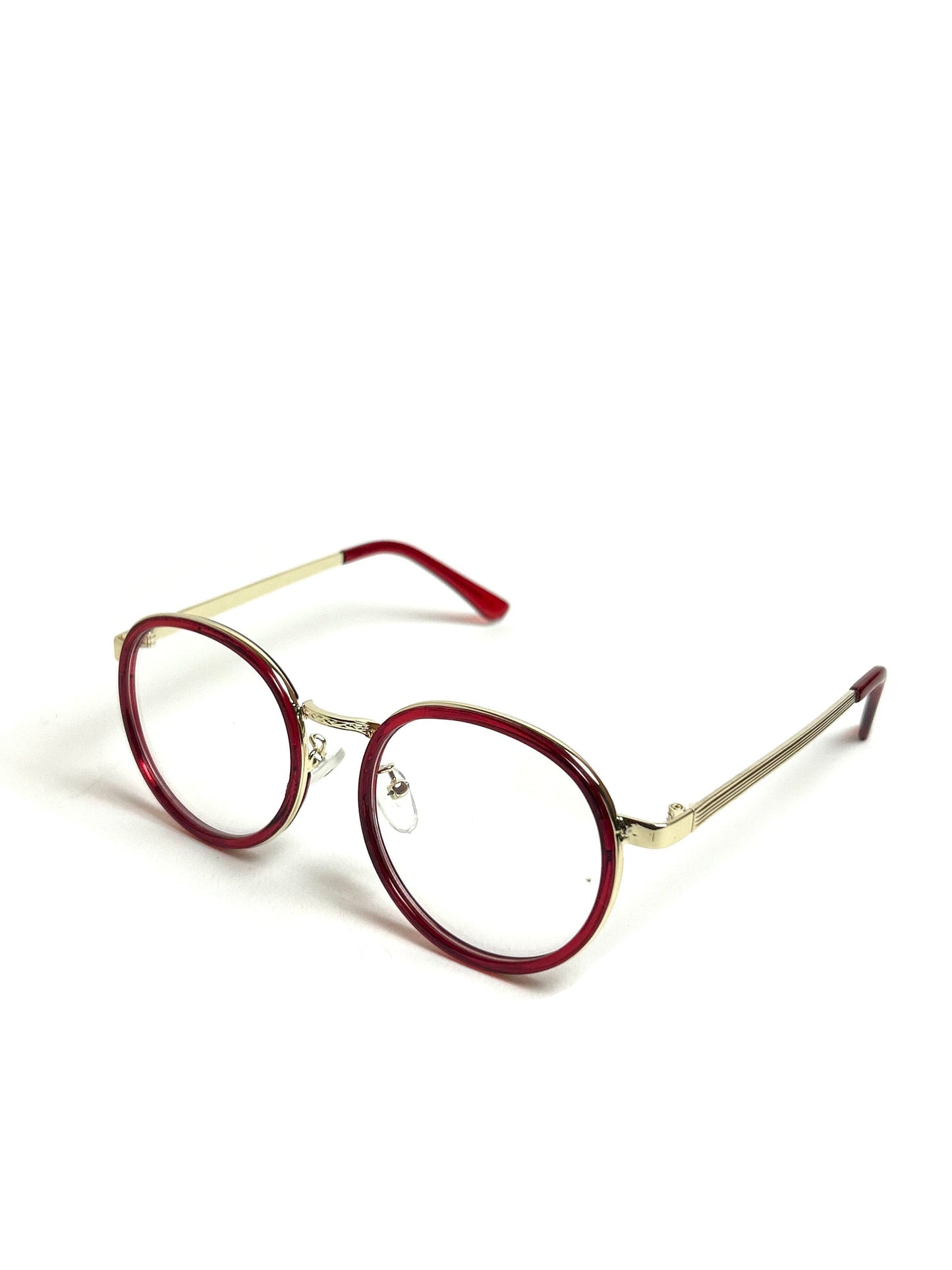 Rounded Double Edge - Red and Gold