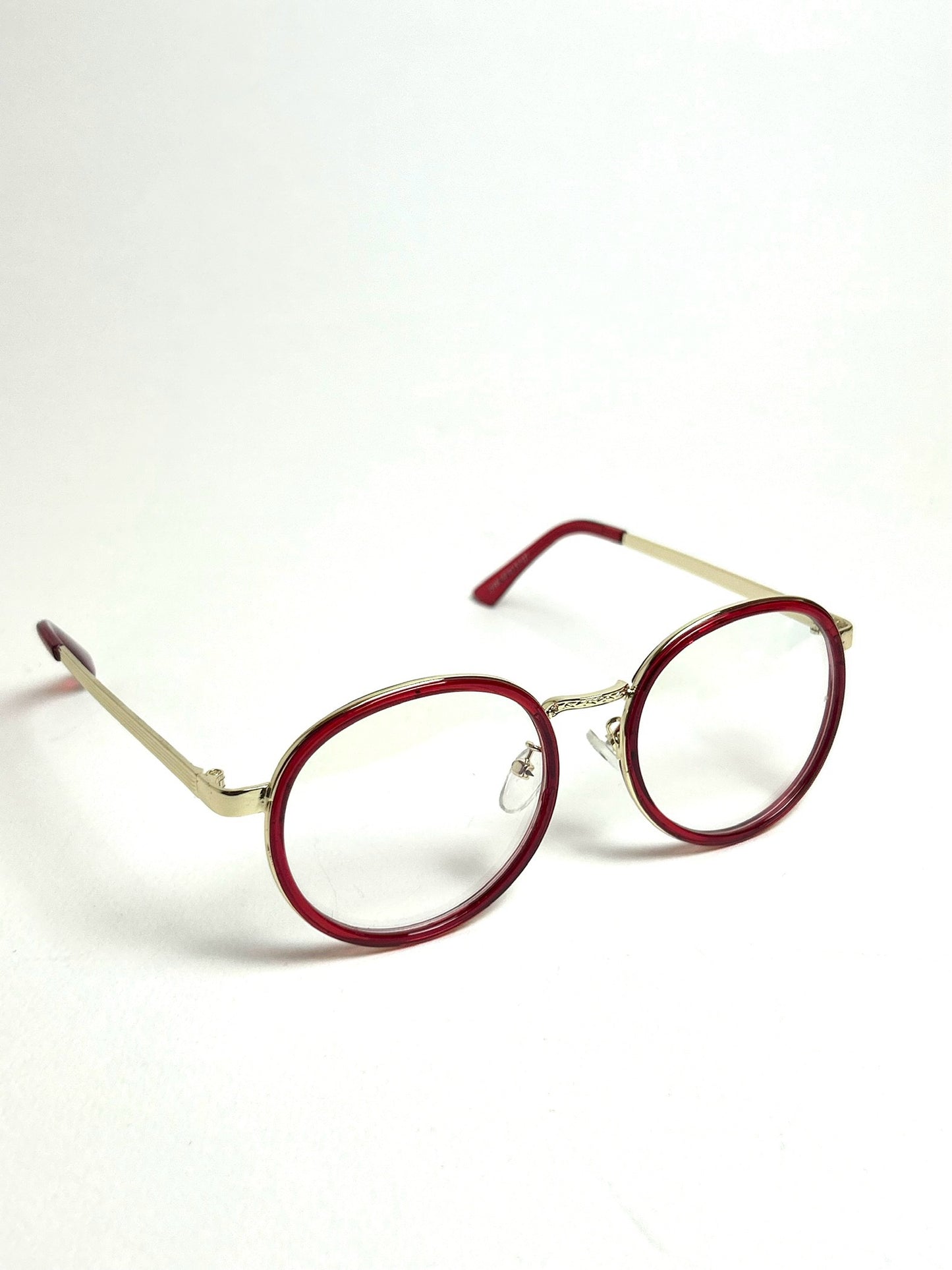 Rounded Double Edge - Red and Gold