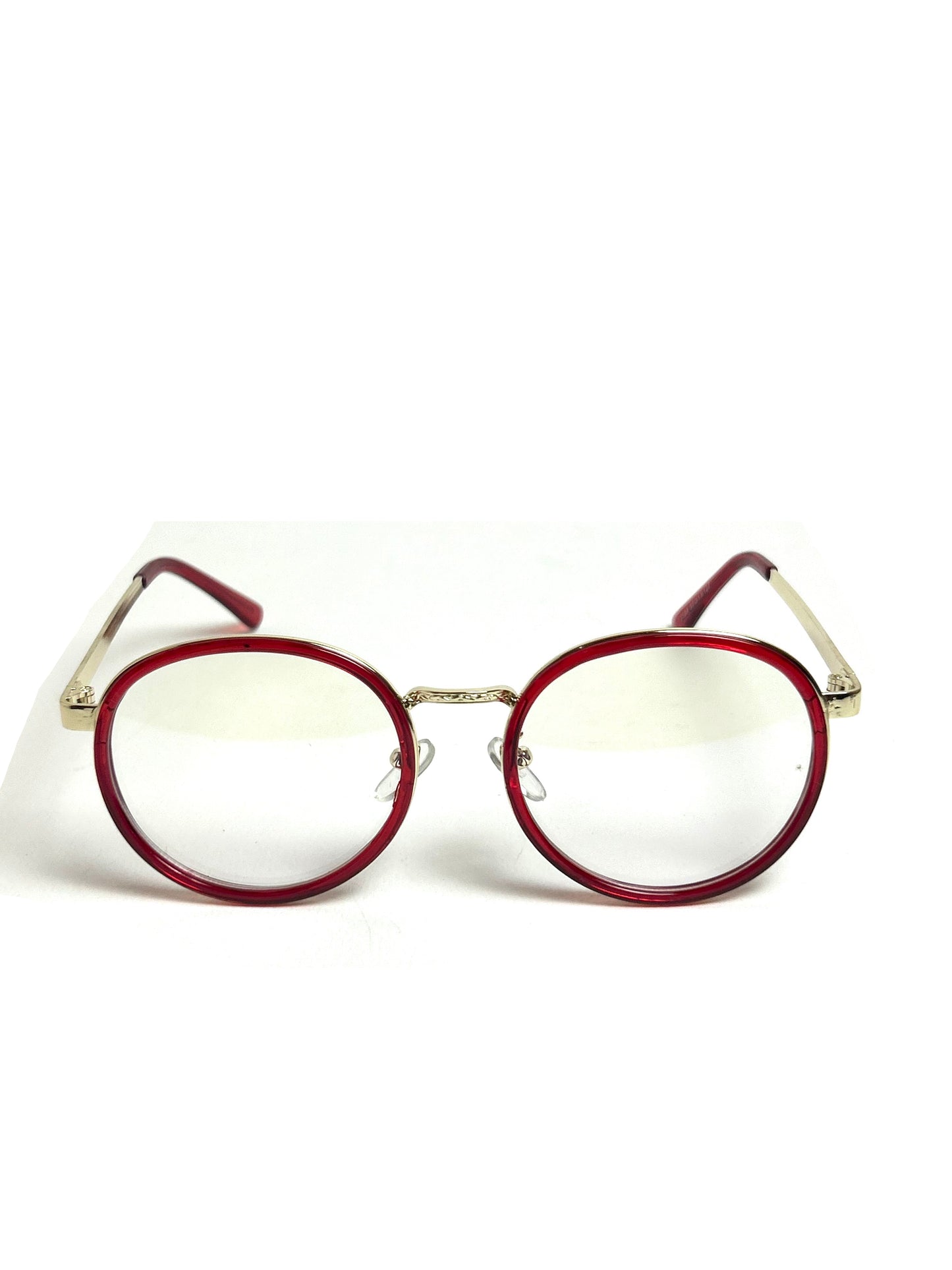 Rounded Double Edge - Red and Gold