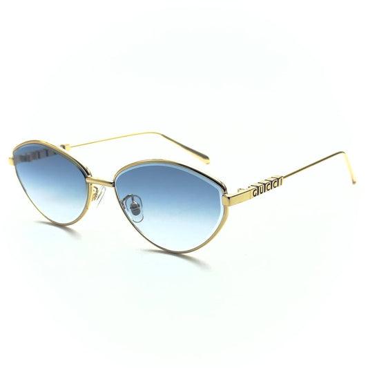 Gucci 5G195 - Gold Frame / Blue Gradient Lens