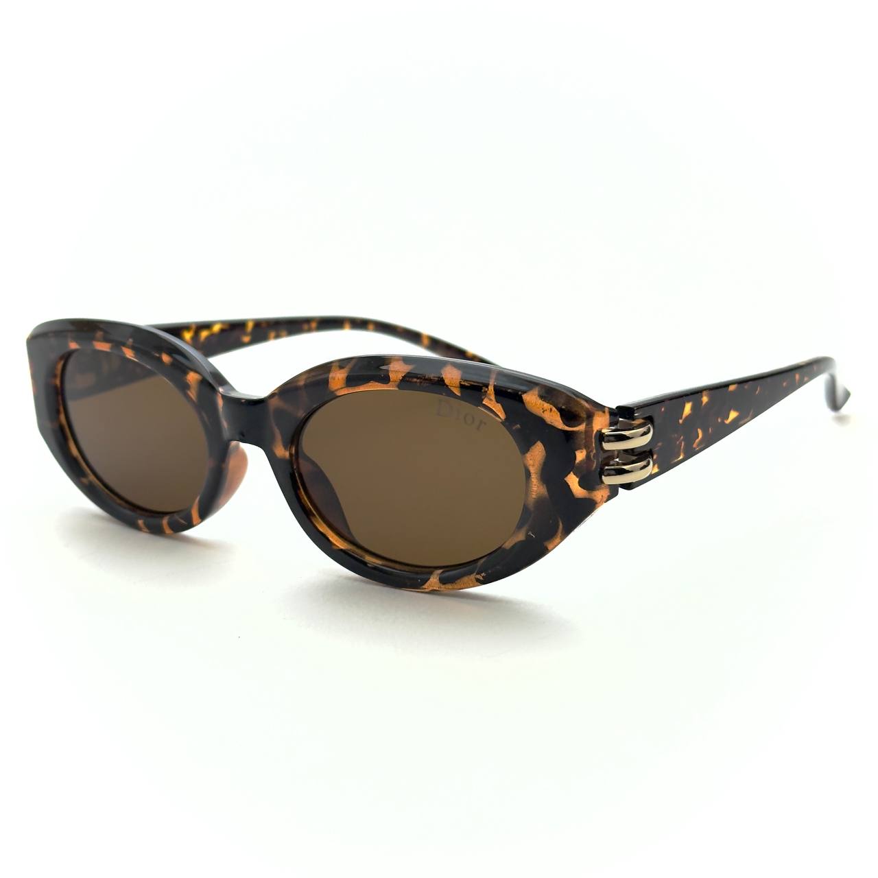 Dior Tortoise Oval - Brown Lens