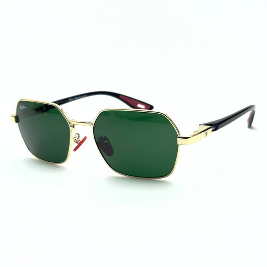 Ray-Ban RB3719 - Gold Black Green Lens