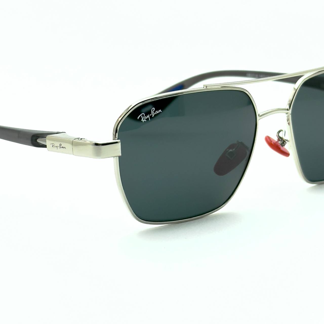 Ray-Ban RB3718 - Silver Grey Black Lens