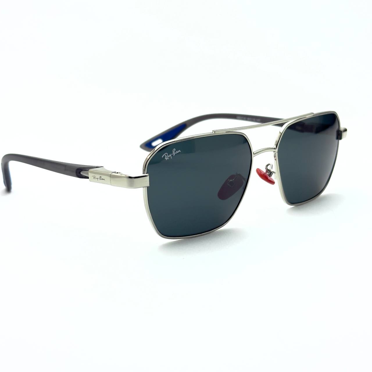 Ray-Ban RB3718 - Silver Grey Black Lens