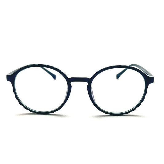 Cleo Black Round - Unisex Eyeglasses