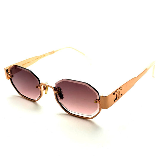 Celine CL42118U Triomphe – Rose Gold / Pink Gradient