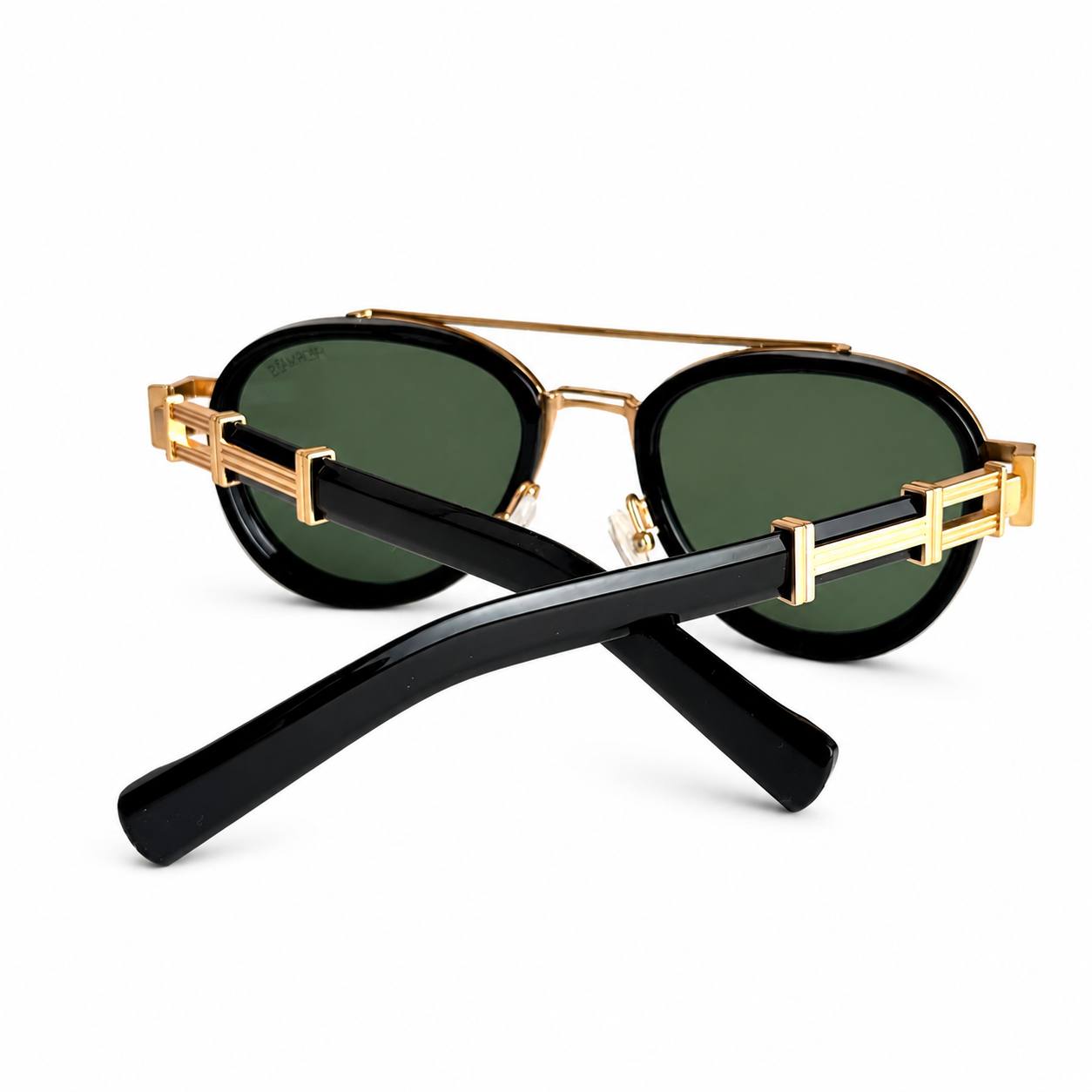 Hermès Aviator HE1274S – Gold Green