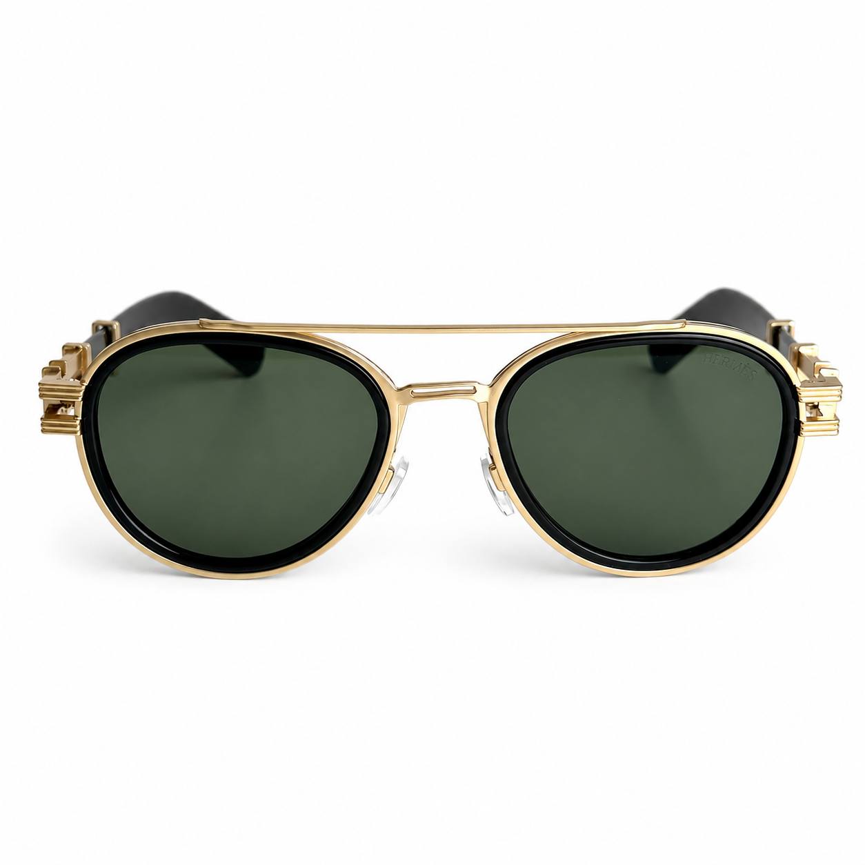 Hermès Aviator HE1274S – Gold Green
