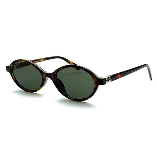 Miu Miu Regard 5519 - (Tortoise Frame / Green Lens)