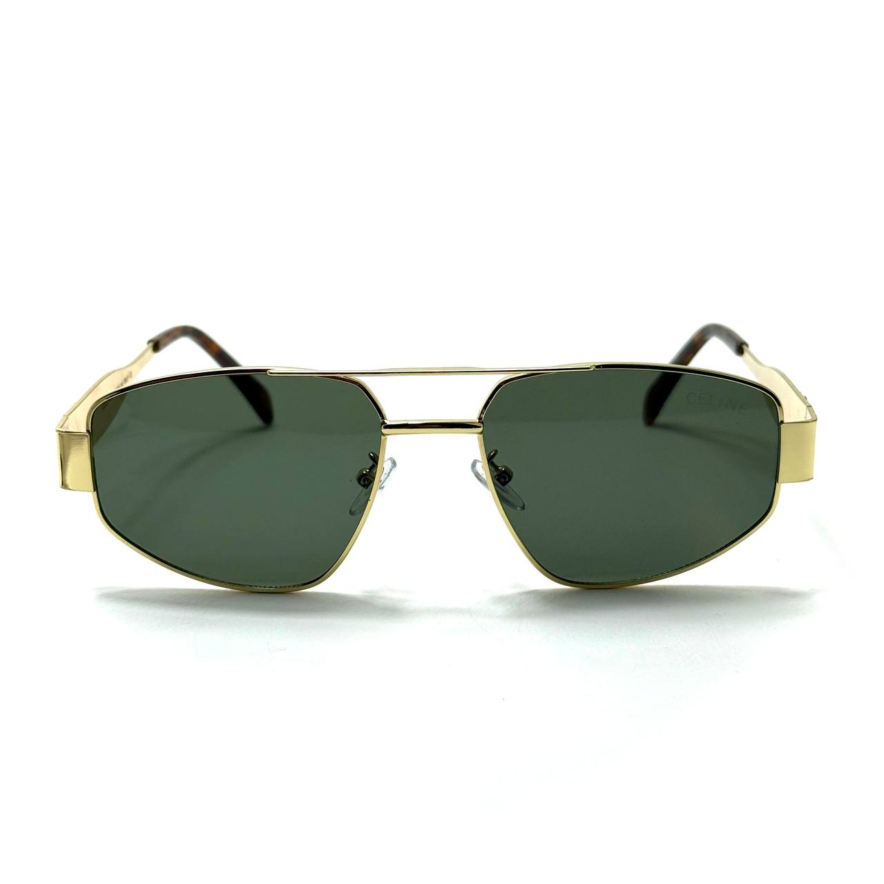Celine Triomphe - (Gold Frame / Green Lens)