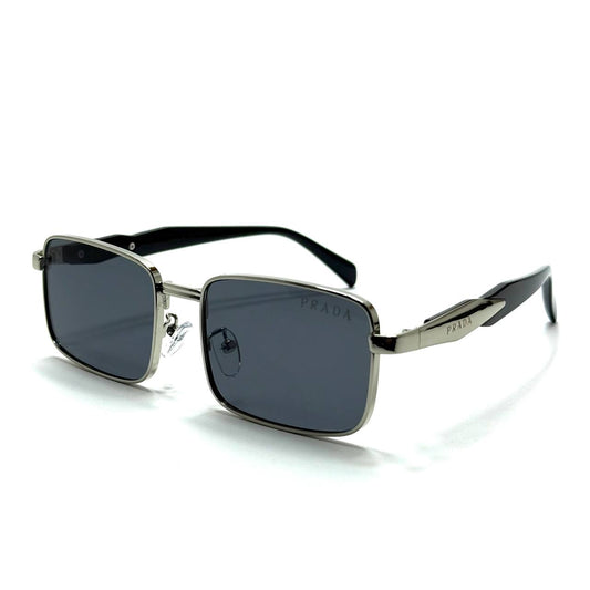 Prada PRZ80 Pilot - (Silver Frame / Dark Grey Lens)