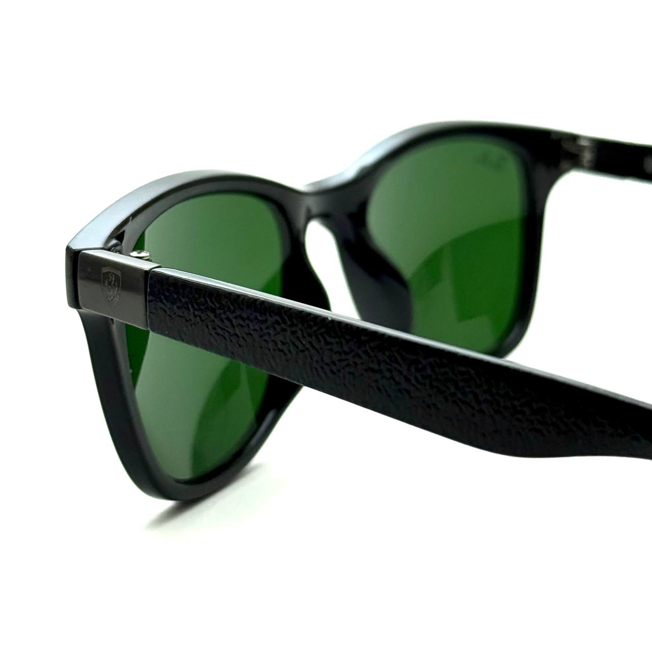Ray-Ban RB4195 Ferrari Edition (Black Frame / Green Lens)
