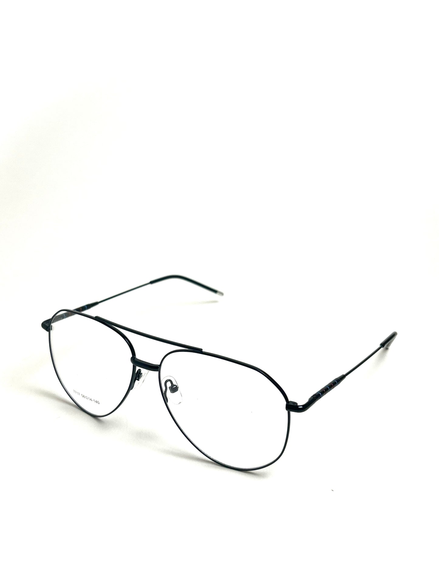 Aviator Double Bridge - Black