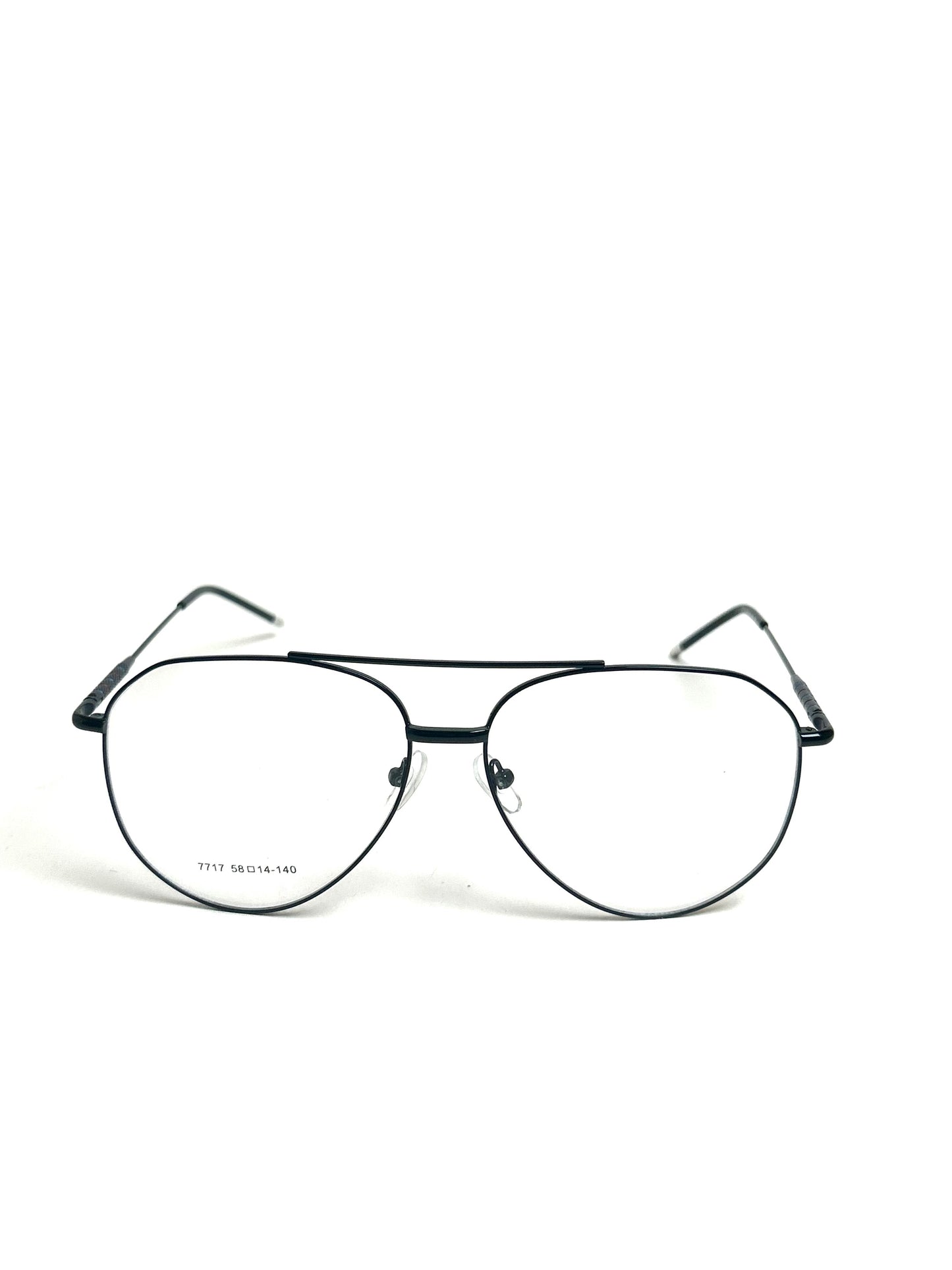 Aviator Double Bridge - Black