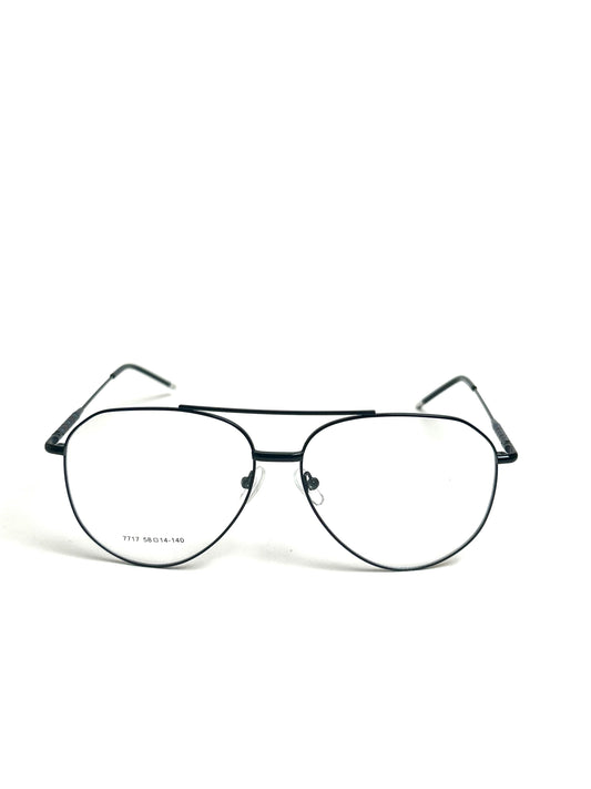 Aviator Double Bridge - Black