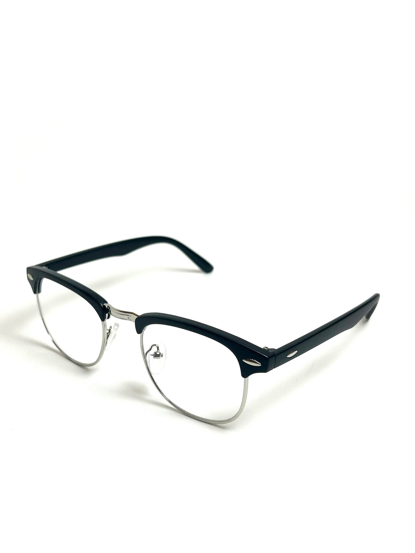 RB Clubmaster Silver Black