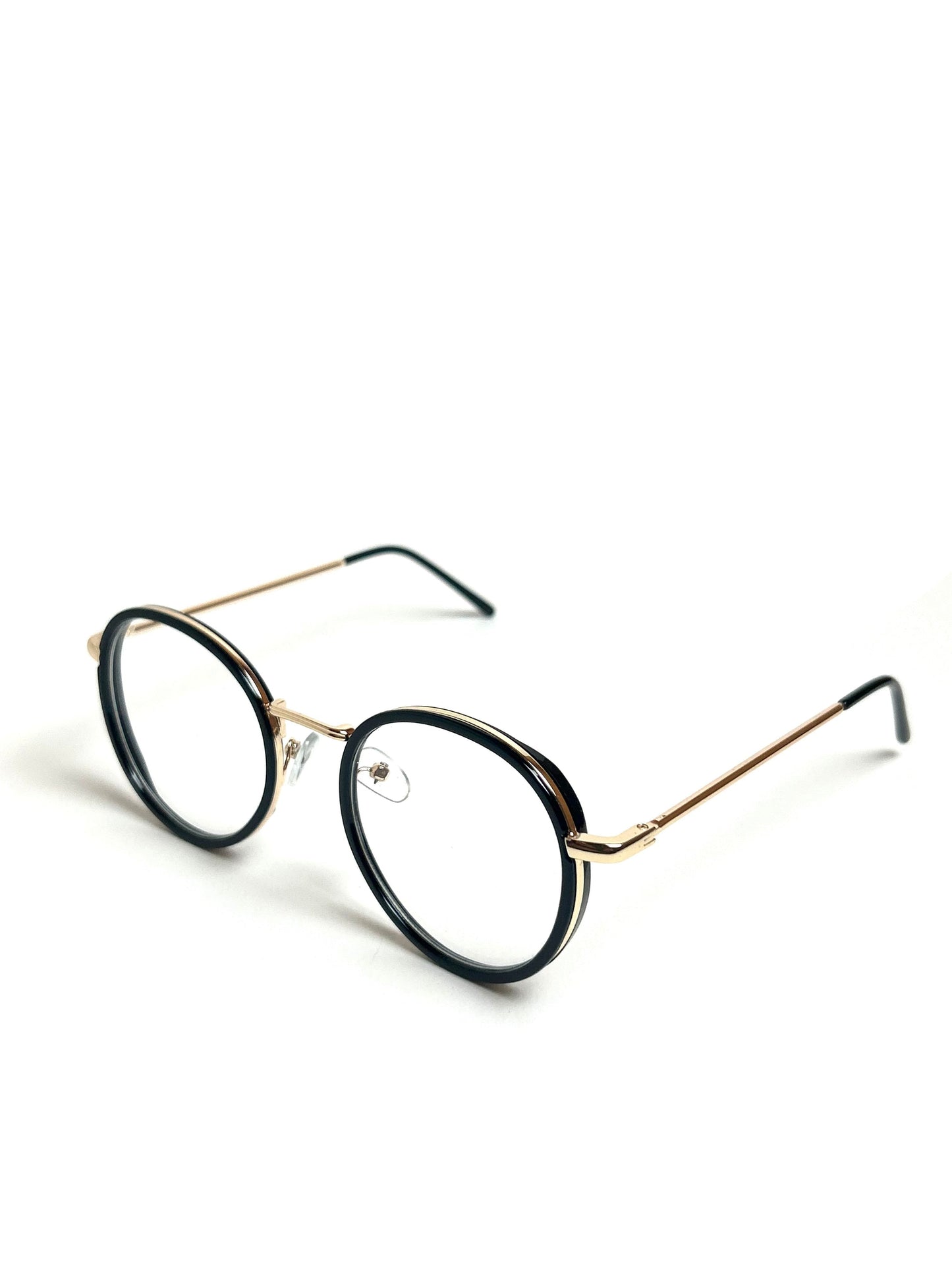 Rounded Double Edge - Black & Gold